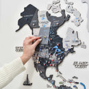 3D Wooden World Map Nordik by Enjoy The Wood