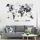 3D Wooden World Map Nordik by Enjoy The Wood