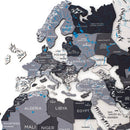 3D Wooden World Map Nordik by Enjoy The Wood