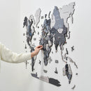 3D Wooden World Map Nordik by Enjoy The Wood