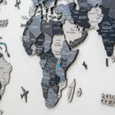 3D Wooden World Map Nordik by Enjoy The Wood