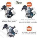 3D Wooden World Map Nordik by Enjoy The Wood