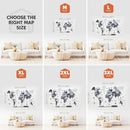 3D Wooden World Map Nordik by Enjoy The Wood