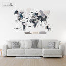 3D Wooden World Map Nordik (for US only)