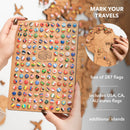 3D Wooden World Map Oak by Enjoy The Wood