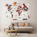 3D Wooden World Map Onyx by Enjoy The Wood