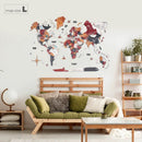3D Wooden World Map Onyx by Enjoy The Wood