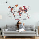 3D Wooden World Map Onyx by Enjoy The Wood