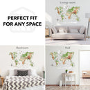 3D Wooden World Map Physical by Enjoy The Wood