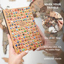 3D Wooden World Map Smokey by Enjoy The Wood