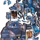 3D Wooden World Map Space by Enjoy The Wood