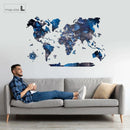 3D Wooden World Map Space by Enjoy The Wood