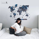 3D Wooden World Map Space by Enjoy The Wood