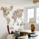 3D Wooden World Map Terra by Enjoy The Wood