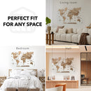 3D Wooden World Map Terra by Enjoy The Wood