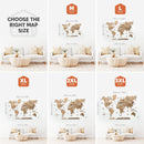3D Wooden World Map Terra by Enjoy The Wood