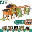 Large Chicken Coop with Nest Box and Run by HouseOfZazla