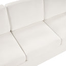Modern 3 Seater Sofa With Curved Backrest by HouseOfZazla