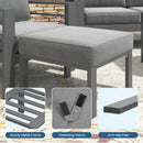 All-Weather Patio Ottomans With Thick Cushions (Set of 2) by HouseOfZazla