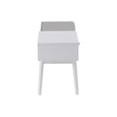 Telephone Contemporary Bench With Pull Out Drawer