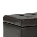 Cosmopolitan - Upholstered Storage Ottoman by Unique Piece Furniture