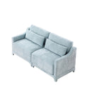Elegant Sofa With Ergonomic Design And Lumbar Pillows by HouseOfZazla