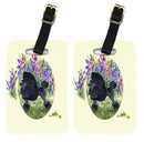 Poodle Luggage Tag