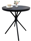 3-Piece Outdoor Patio Furniture Set with Foldable Chairs & Tempered Glass Table by HouseOfZazla