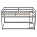 Floor Bunk Bed With Ladder by HouseOfZazla