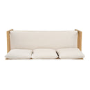 Outdoor Acacia Wood Woven Sofa With Cushions