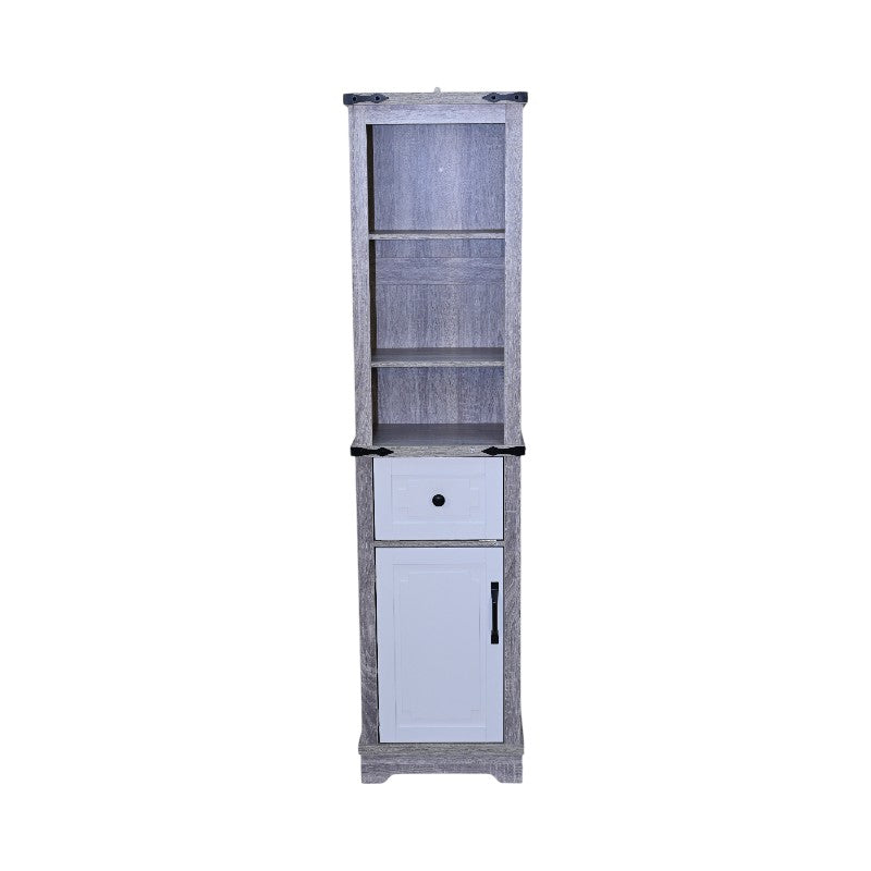 Narrow Bathroom Storage Cabinet with Adjustable Shelves, photo 5 of 10