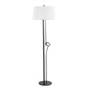 Shadow Contemporary Floor Lamp - Black / White by HouseOfZazla