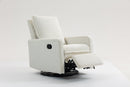 Short Plush Manual Button Armchair Sofa