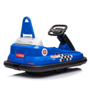 6V Kids Ride on Electric Go Kart Bumper Car W/Parents Remote Control,Three Speed Adjustable,LED Lights,Horn,Bluetooth,Player&360Spin,Vehicle body with Anti-collision padding for 18m+.