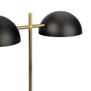 Nova - Hydro Table Lamp With On / Off Switch Double Lamp - Black / Gold / Marble by HouseOfZazla