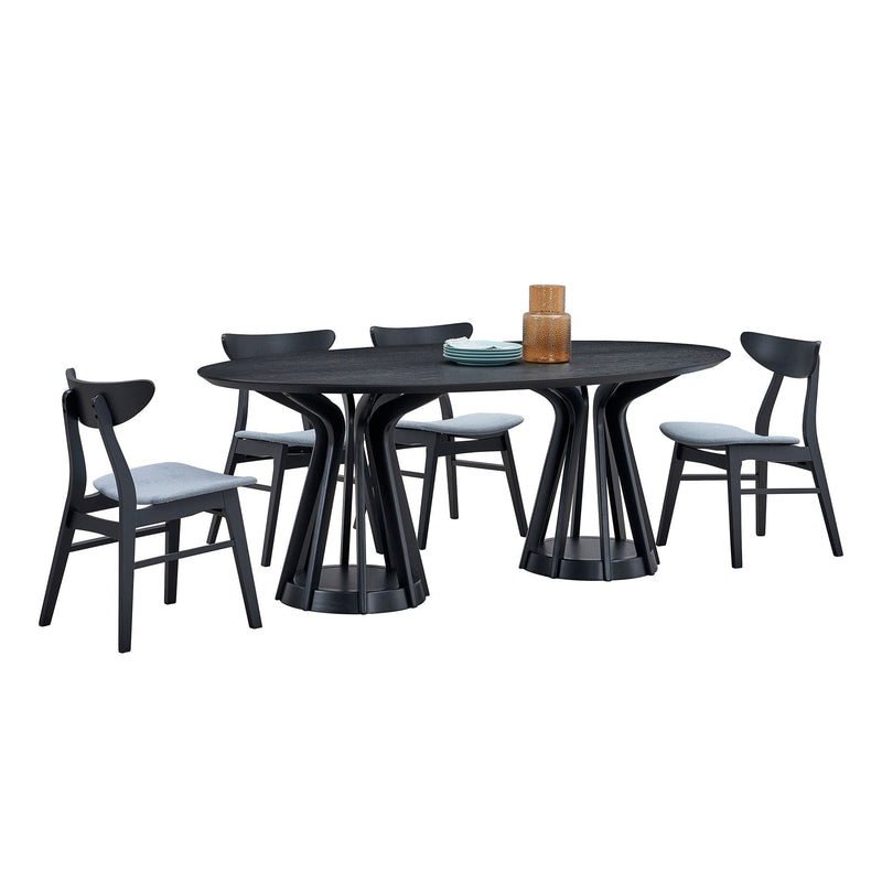 Modern Dining Table Set of 7: 1 Table + 6 Chairs, photo 3 of 9