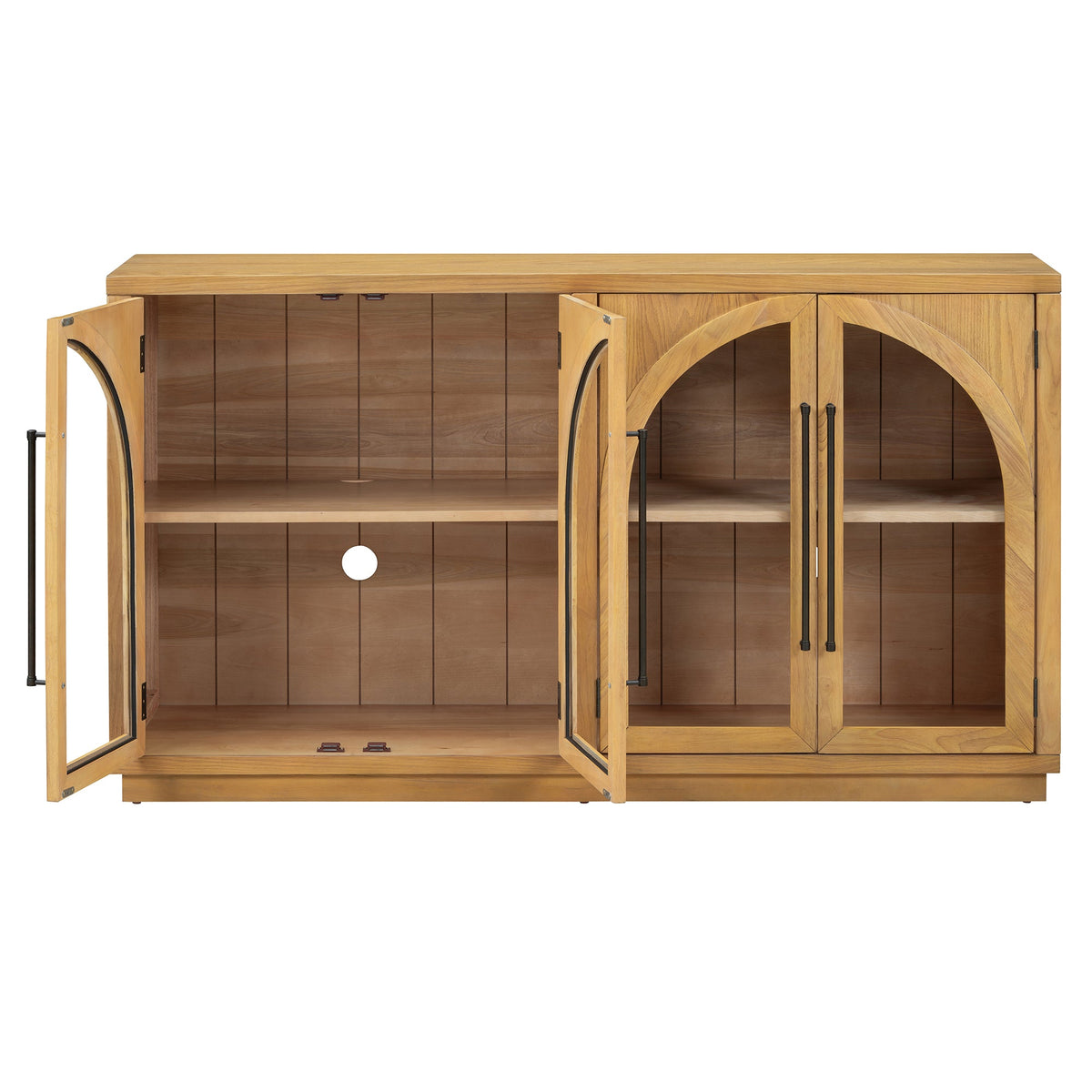 TREXM 4-Door Large Storage Sideboard Buffet Cabinet, photo 3 of 10
