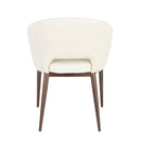 Renee - Contemporary Chair - Cream / Copper