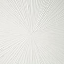 Luminous Burst Signature White Gloss Dimensional Resin Wall Art