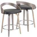 Grotto - Mid-Century Modern Stool (Set of 2) by HouseOfZazla