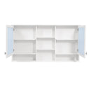 Wall Mount Mirror Cabinet With Adjustable Shelves - White by HouseOfZazla