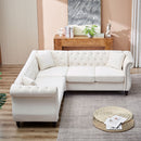 Streamline Modern L-Shaped Corner Sofa by HouseOfZazla