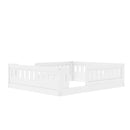 Platform Bed With Guardrail