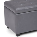 Cosmopolitan - Upholstered Storage Ottoman by HouseOfZazla