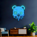 Neon Sign Bear Uv Print Neon , Custom logo sign, Bear wall art, Neon Sign Custom, Coffee Shop Decor, Business logo sign led light