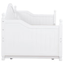 Twin Daybed With Trundle Storage Bed - White