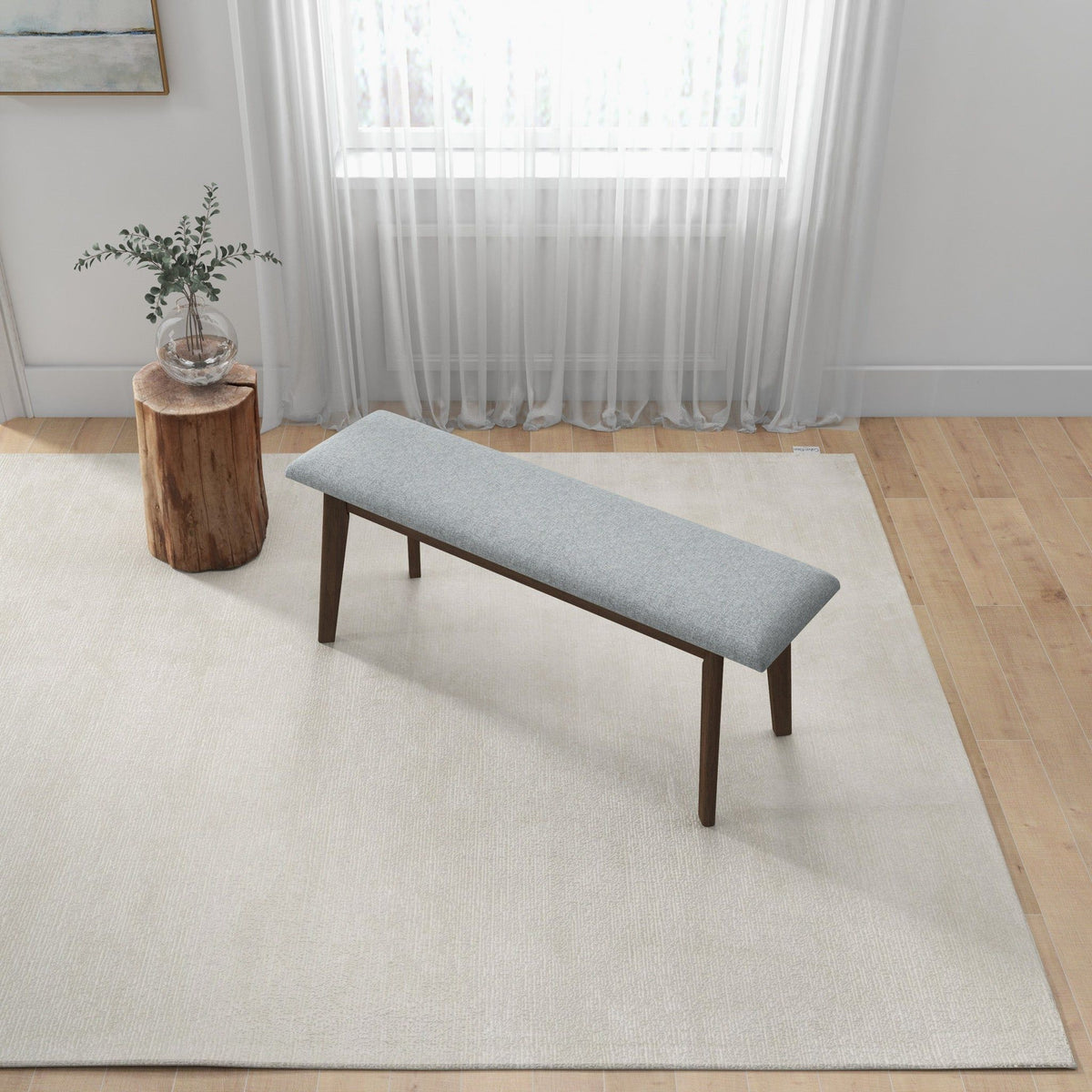 Carlos - Upholstered Bench, photo 5 of 13