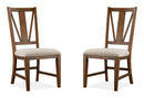 Bay Creek - Dining Side Chair With Upholstered Seat (Set of 2) - Toasted Nutmeg