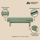 Ella - Coffee Table With 2 Full Extension Drawers by HouseOfZazla
