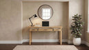 Vermes 55-inch 3-drawer Writing Desk with Power Outlet Light Ash